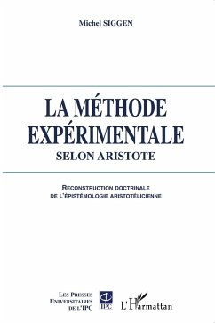 Cover La Méthode expérimentale selon Aristote