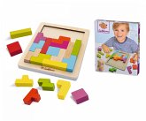 Eichhorn 100002467 - Tetris Formenlegespiel aus Holz