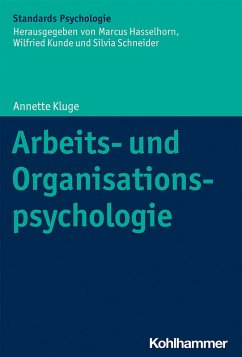 Arbeits- und Organisationspsychologie (eBook, ePUB) - Kluge, Annette