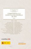 Comentarios a la Constitución Española de 1978 - Tomo I (eBook, ePUB)