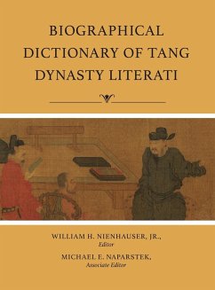 Biographical Dictionary of Tang Dynasty Literati