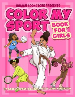 Nubian Bookstore Presents Color My Sport Book For Girls - Williams, Marcus Dewan