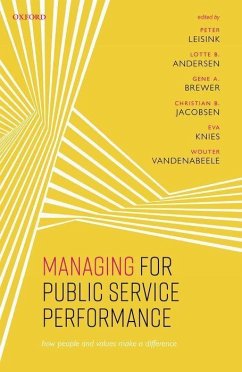 Managing for Public Service Performance