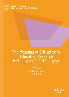 The Meaning of Criticality in Education Research (eBook, PDF)