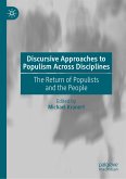Discursive Approaches to Populism Across Disciplines (eBook, PDF)