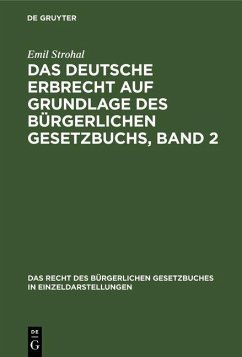 Cover Das deutsche Erbrecht auf Grundlage des Bürgerlichen Gesetzbuchs, Band 2 (eBook, PDF)