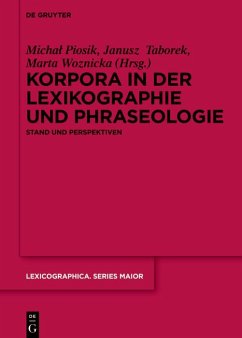 Korpora in der Lexikographie und Phraseologie (eBook, ePUB)