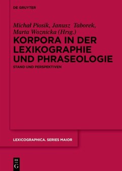 Cover Korpora in der Lexikographie und Phraseologie (eBook, ePUB)
