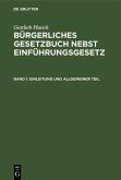 Einleitung und Allgemeiner Teil (eBook, PDF)