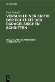 Paracelsische-Handschriften (eBook, PDF)