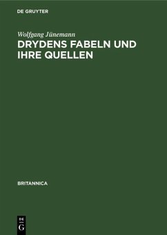 Cover Drydens Fabeln und ihre Quellen (eBook, PDF)