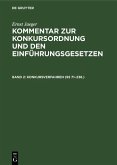 Konkursverfahren (§§ 71-238.) (eBook, PDF)