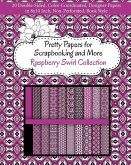 Pretty Papers for Scrapbooking and More - Raspberry Swirl Collection: 20 Double-Sided, Color-Coordinated, Designer Papers in 8x10 Inch, Non-Perforated