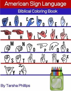 American Sign Language Biblical Coloring Book - Phillips, Tarsha