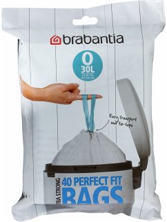 Brabantia PerfectFit Müllbeutel Typ O 30 L, 40 Stck