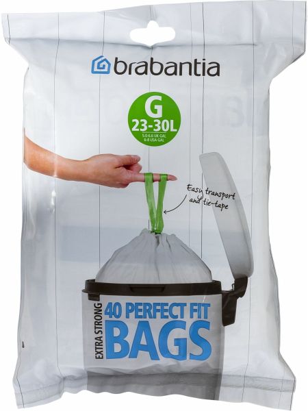 Brabantia PerfectFit Müllbeutel Typ G 25-30 L, 40 Stck - Portofrei bei  bücher.de