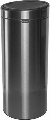 Brabantia Mülleimer Touch Bin New, Stahl matt, 30 L