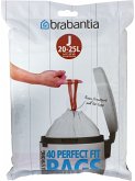 Brabantia PerfectFit Müllbeutel Typ J 20-25 L, 40 Stck