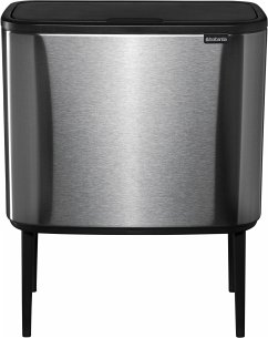 Brabantia Mülleimer Bo Touch Bin Stahl matt, 3 x 11 L FPP