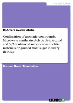 Confiscation of aromatic compounds. Microwave synthesized electrolyte treated and Si/Al enhanced mesoporous zeolitic materials originated from sugar industry detritus (eBook, PDF)