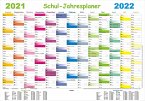 Schul-Jahresplaner 2021/2022