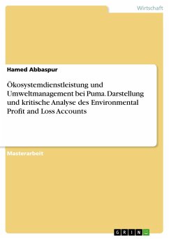 Ökosystemdienstleistung und Umweltmanagement bei Puma. Darstellung und kritische Analyse des Environmental Profit and Loss Accounts (eBook, PDF) - Abbaspur, Hamed