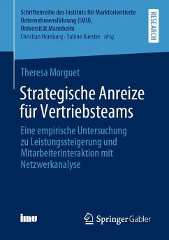 Strategische Anreize für Vertriebsteams - Morguet, Theresa