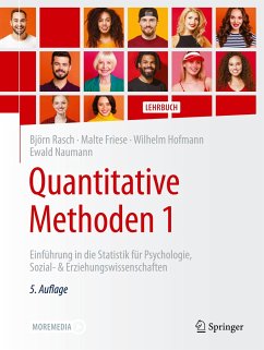 Quantitative Methoden 1 - Rasch, Björn;Friese, Malte;Hofmann, Wilhelm