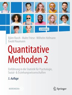 Quantitative Methoden 2 - Rasch, Björn;Friese, Malte;Hofmann, Wilhelm
