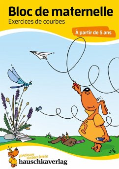 Bloc d'activités préscolaires à partir de 5 ans pour garçons et filles, livre garcon 4 ans - J'apprends à tracer formes boucles courbes lignes, livre enfant 4 ans - Bayerl, Linda