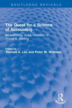 The Quest for a Science of Accounting (eBook, ePUB) The Quest for a Science of Accounting (eBook, ePUB)