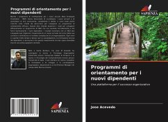 Programmi di orientamento per i nuovi dipendenti - Acevedo, Jose