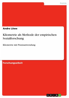 Kliometrie als Methode der empirischen Sozialforschung (eBook, PDF)