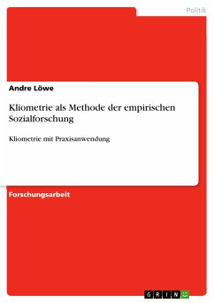 Kliometrie als Methode der empirischen Sozialforschung (eBook, PDF) - Löwe, Andre