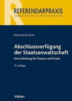Abschlussverfügung der Staatsanwaltschaft - Brunner, Raimund