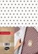 Geschenkpapier-Set Sterne (rot-braun/... - Bild 1