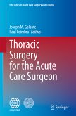 Thoracic Surgery for the Acute Care Surgeon (eBook, PDF)