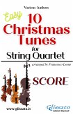 10 Christmas Tunes for String Quartet (score) (fixed-layout eBook, ePUB)