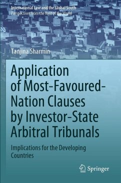Cover Application of Most-Favoured-Nation Clauses by Investor-State Arbitral Tribunals