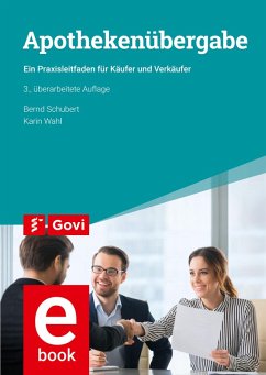 Apothekenübergabe (eBook, PDF) - Schubert, Bernd; Wahl, Karin