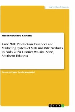 Cow Milk Production, Practices and Marketing System of Milk and Milk Products in Sodo Zuria District, Wolaita Zone, Southern Ethiopia