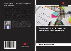 Translation of Proverbs: Problems and Methods - Dantio Tiomo, Distel