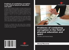 Problems of combating corruption in the field of physical education and sport - Maxurow, Alexej