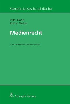 Medienrecht (eBook, PDF) - Nobel, Peter; Weber, Rolf H.