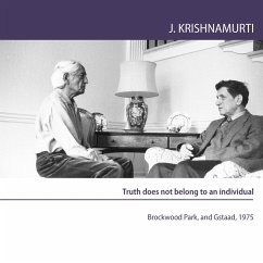 Truth does not belong to an individual (MP3-Download) - Krishnamurti, Jiddu