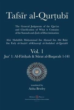 Tafsir al-Qurtubi - Vol. 1: Juz' 1 (eBook, ePUB) - Al-Qurtubi, Abu 'Abdullah Muhammad