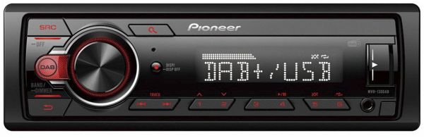 Pioneer MVH-130DABAN mit DAB Antenne Pioneer MVH-130DABAN mit DAB Antenne