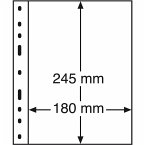 Kunststoffhüllen OPTIMA, 1er Einteilung, glasklar, 10er Pack