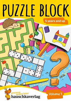 Puzzle Activity Book from 5 Years - Volume 1: Colourful Preschool Activity Books with Puzzle Fun - Labyrinth, Sudoku, Search and Find Books for Children, Promotes Concentration & Logical Thinking - Maier, Ulrike