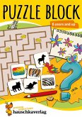 Puzzle Activity Book from 6 Years: Colourful Preschool Activity Books with Puzzle Fun - Labyrinth, Sudoku, Search and Find Books for Children, Promotes Concentration & Logical Thinking
